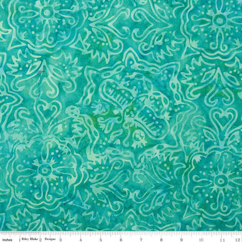 Riley Blake Expression Batiks Rainbow Brights Calypso Fabric