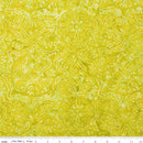 Riley Blake Expression Batiks Rainbow Brights Chartreuse Fabric