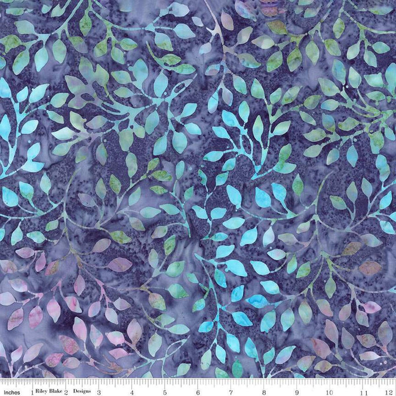Riley Blake A New Day Lavender Blue Batik Fabric