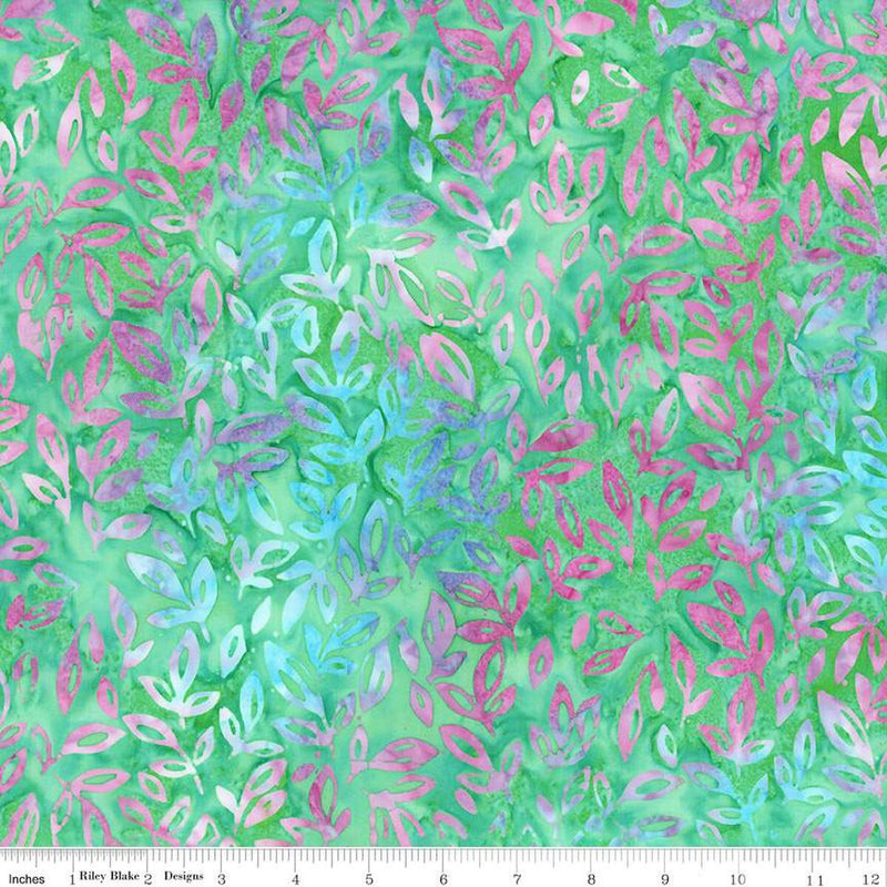 Riley Blake A New Day Winter Mint Batik Fabric