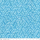 Riley Blake Divine Vines Leaves Baby Blue Batik Fabric