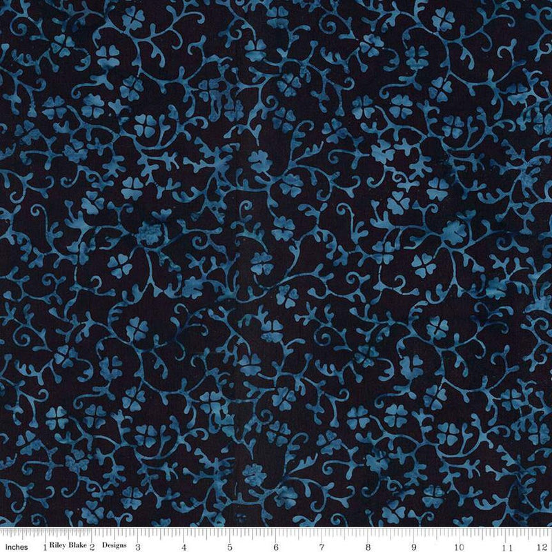 Riley Blake Divine Vines Twigs Rain Storm Batik Fabric