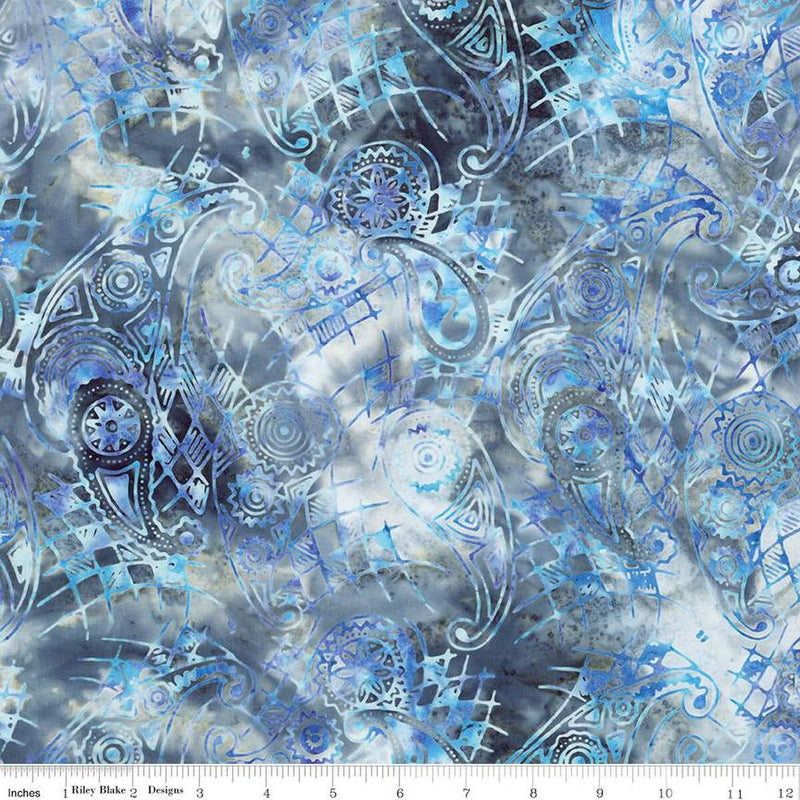 Riley Blake Expressions Splatter Lilac Lustre Batik Fabric