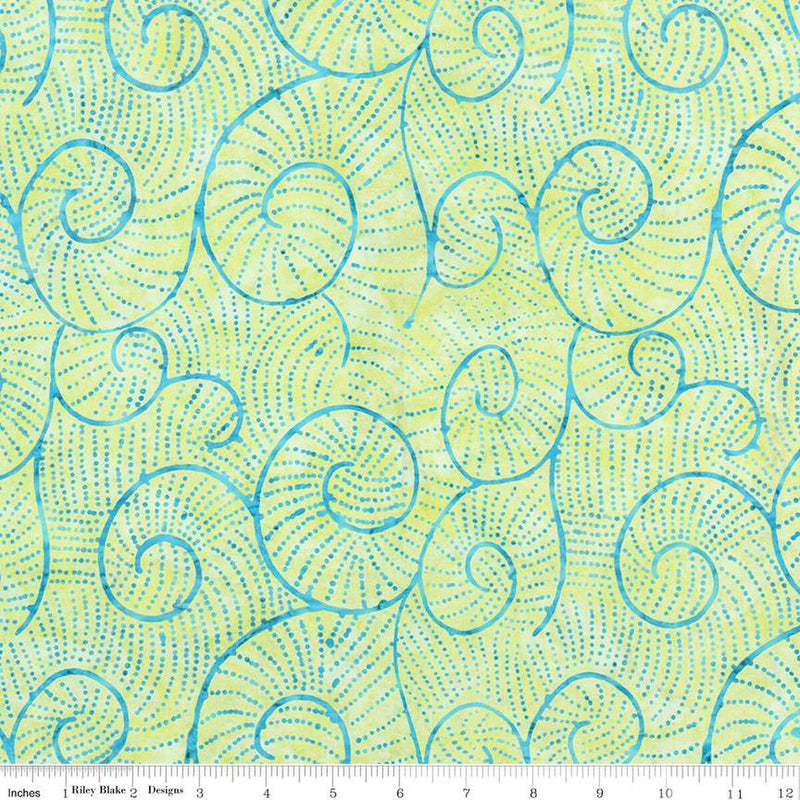 Riley Blake Expressions Splatter Winter Mint Batik Fabric
