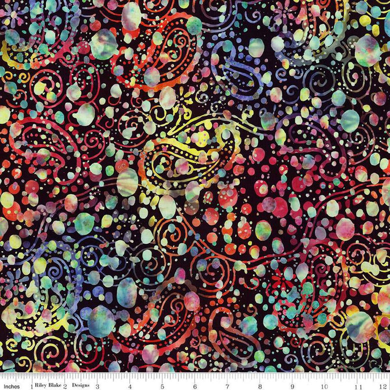 Riley Blake Expressions Splatter Tie Dye Batik Fabric