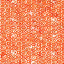 Riley Blake Starburst Groove Tangerine Batik Fabric