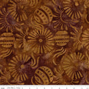 Riley Blake Starburst Groove Gingerbread Batik Fabric