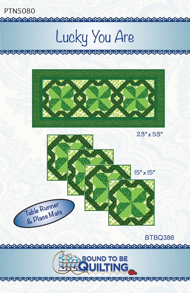 Lucky You Are Table Topper Pattern