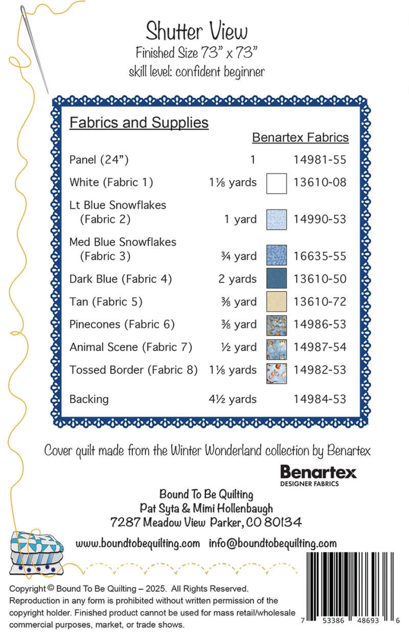Shutter View Quilt Pattern