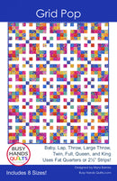 Grid Pop Quilt Pattern