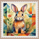 Bunny Stamp Sticker