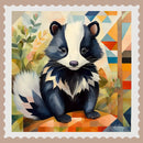 Skunk Stamp Sticker