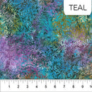 Northcott Banyan BFF's Teal Batik Fabric