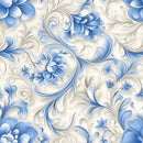 MDG Birthday Cake Sky Blue 108" Digital Wide Back Fabric
