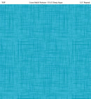 All New England Shop Hop 2025 Cross Hatch Deep Aqua Fabric