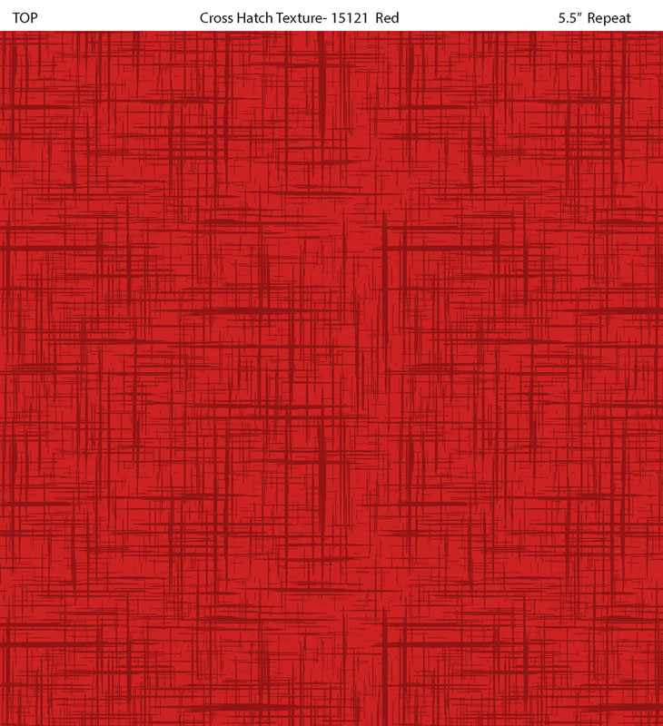 Pre Order All New England Shop Hop 2025 Cross Hatch Red Fabric