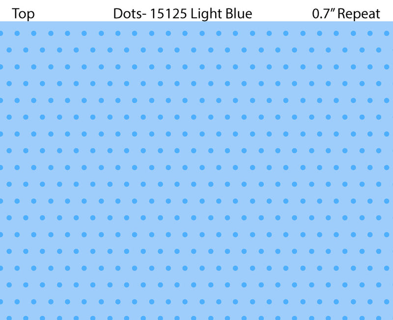 All New England Shop Hop 2025 Dots Light Blue Fabric