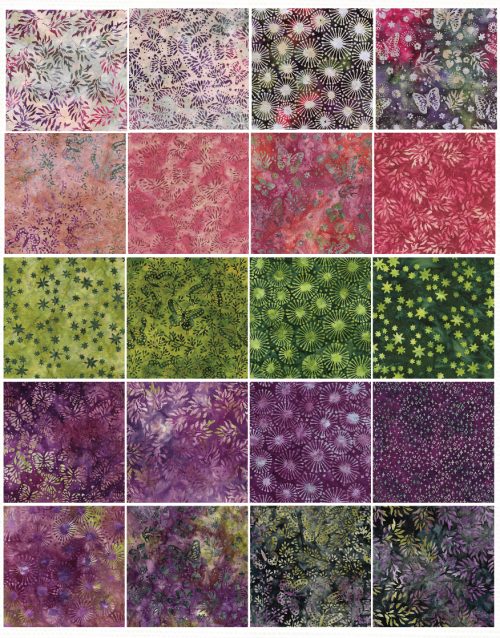 Island Batik Butterfly Haven Batik Strip Pack