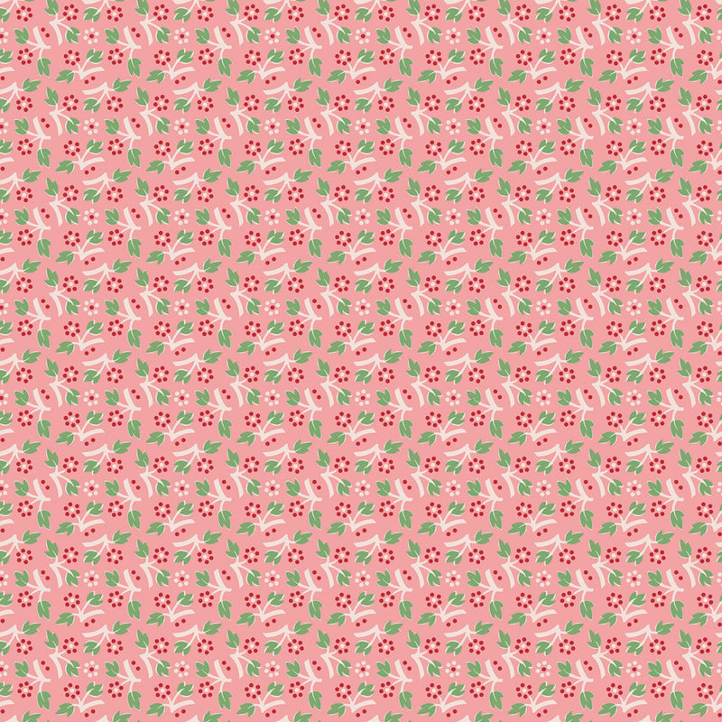 Riley Blake Mercantile Memories Coral Fabric