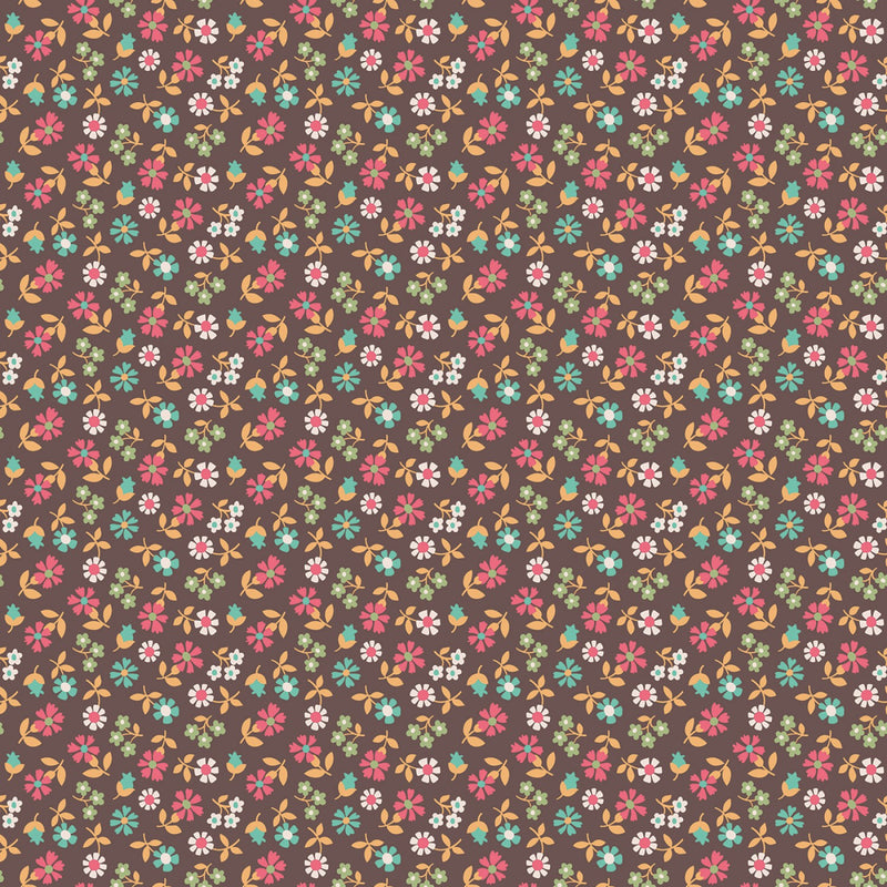 Riley Blake Mercantile Remembrance Espresso Fabric