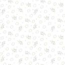Riley Blake Lights On Seeds White On White Fabric