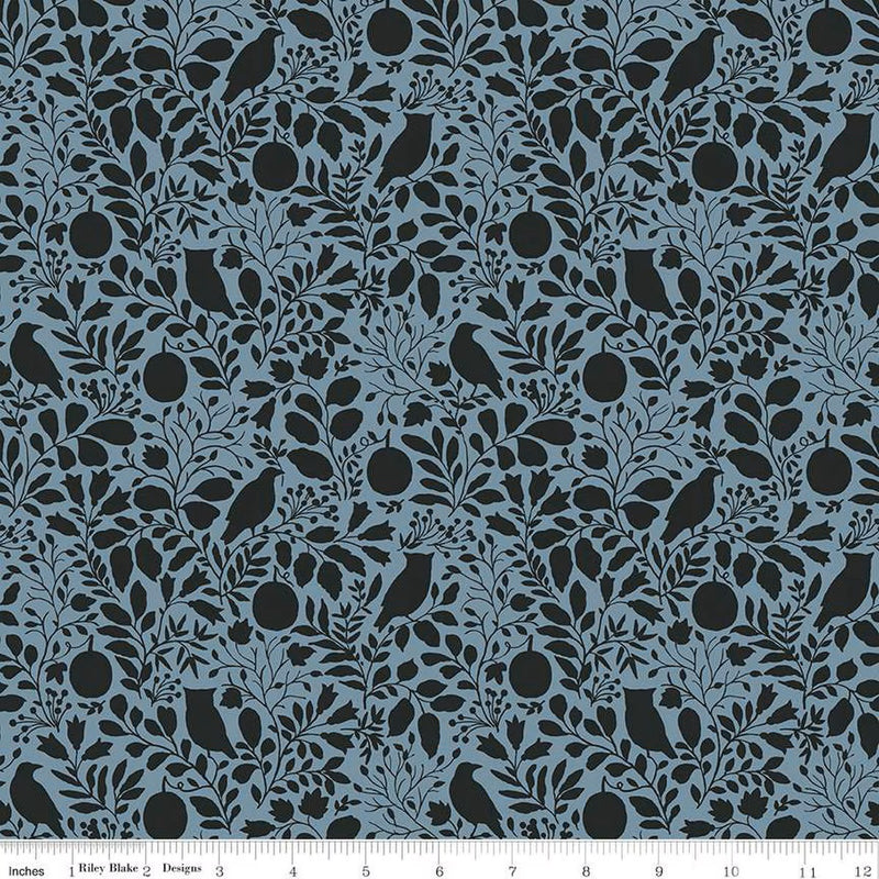 Riley Blake Trick Or Treat Silhouette Dusk Fabric