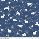 Riley Blake Twinkle Little Star Main Nighttime Fabric
