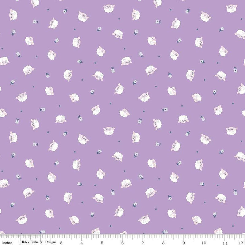 Riley Blake Twinkle Little Star Flock Orchid Fabric