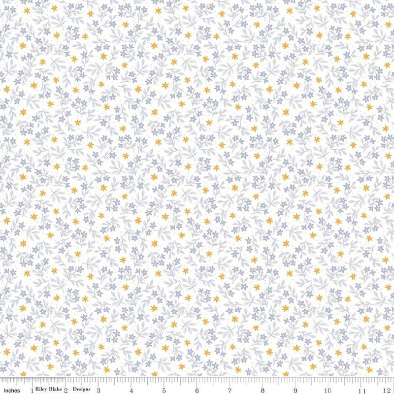 Riley Blake Twinkle Little Star Jasmine Stars Cloud Fabric