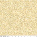 Riley Blake Sunflower Whispers Ferns Yellow Fabric