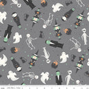 Riley Blake Frank And Friends Main Gray Fabric