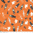 Riley Blake Frank And Friends Main Orange Fabric
