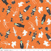 Riley Blake Frank And Friends Main Orange Fabric