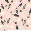 Riley Blake Frank And Friends Main Pink Fabric