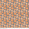 Riley Blake Frank And Friends Pumpkins Charcoal Fabric