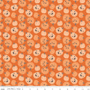 Riley Blake Frank And Friends Pumpkins Orange Fabric