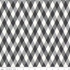 Riley Blake Frank And Friends Diamonds Black Fabric