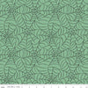 Riley Blake Frank And Friends Webs Green Fabric
