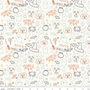 Riley Blake Frank And Friends Halloween Icons Cloud Fabric
