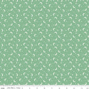 Riley Blake Frank And Friends Moon And Stars Green Fabric