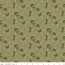 Riley Blake Christmas Greetings Holly Spruce Fabric