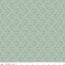 Riley Blake Christmas Greetings Scroll Sage Fabric