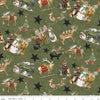Riley Blake Northern Christmas Main Green Fabric