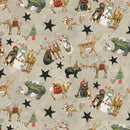 Riley Blake Northern Christmas Main Neutral Fabric