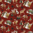 Riley Blake Northern Christmas Main Red Fabric