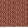 Riley Blake Northern Christmas Mice Red Fabric