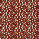 Riley Blake Northern Christmas Mice Red Fabric