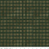 Riley Blake Northern Christmas Buffalo Check Green Fabric