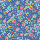 Riley Blake Kipling Gardens Main Blueberry Fabric