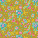 Riley Blake Kipling Gardens Main Curry Fabric